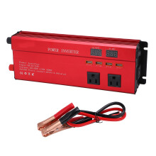 (12V to 110V 5000W) Aluminium-Legierung Solarwechselrichter 3000W-5000W USB Rot