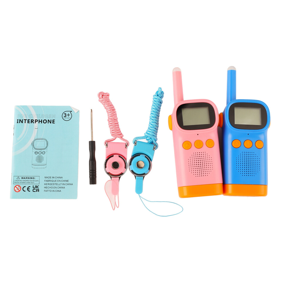 2PCS Children Walkie Talkie Flashlight Long Range 2 Way Radio-image-OPC-PMK5CBK-NEW