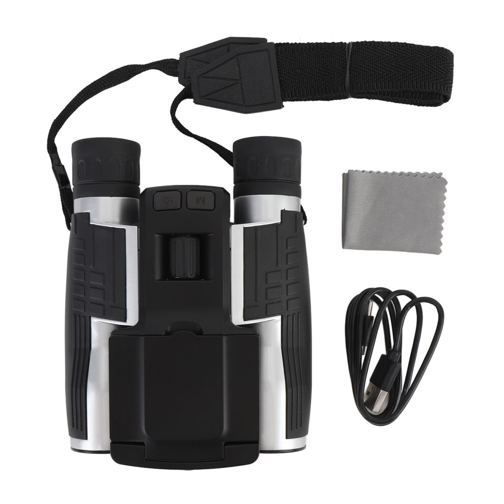 12X32 Binoculars 2.4 Inch 2.5K 48Mp Video Photo 8X Zoom 643505072594