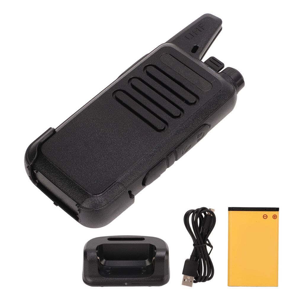 Wireless Walkie Talkie 400-470Mhz 5W Usb Rechargeable 2 Way Radio 604725135131