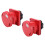 (3P+E 4Pin) 2x Industrie-Steckdose 125A 3-Phasen IP67 3