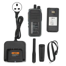 (UK Plug) 400-480MHz Funkgerät IP54 wasserfest für Camping/Hotel