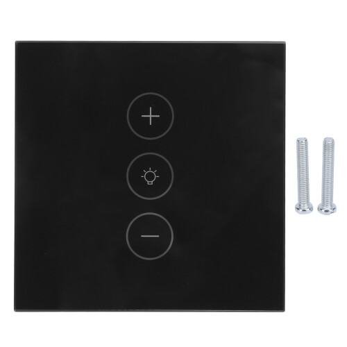 (Black) WiFi Smart Dimmer Schalter Sprachsteuerung Touch APP Zeitplan