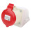 32A 5Pin Industrial Socket 3P+N+E IP44 380V Waterproof Wall Mount 3