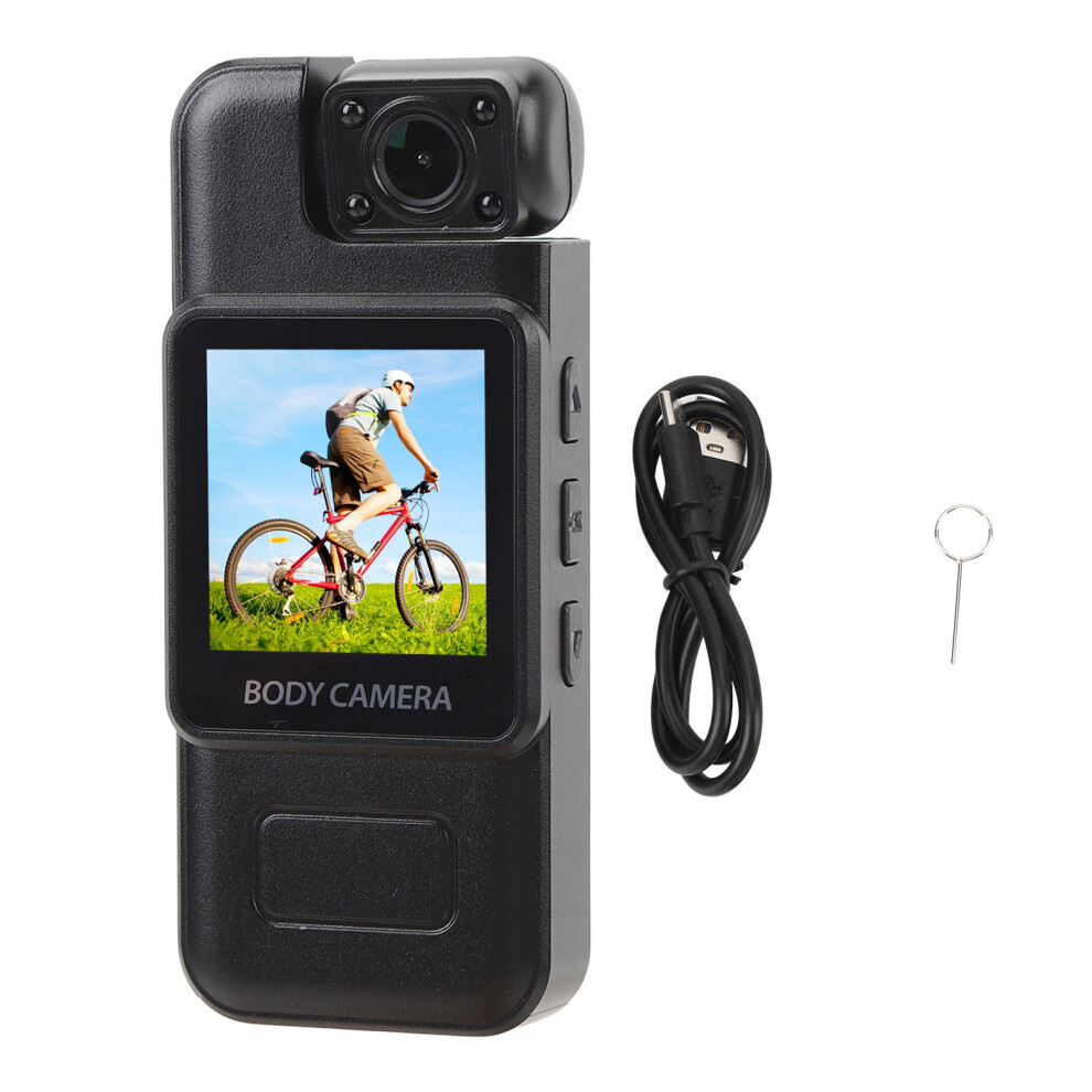 Body Worn Camera 4K Hd 180 Rotating Motion Detection Loop Recorder 643505073478