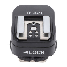 TF 321 Hot Shoe Adapter PC Port Flash Mount Supports Center Trigger
