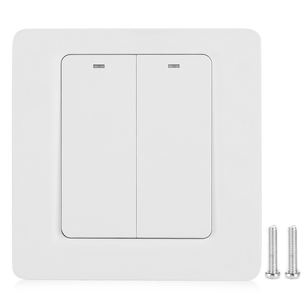 2-Way Wall Switch Panel For Alexa/Google/Tuya Zigbee 604725156730