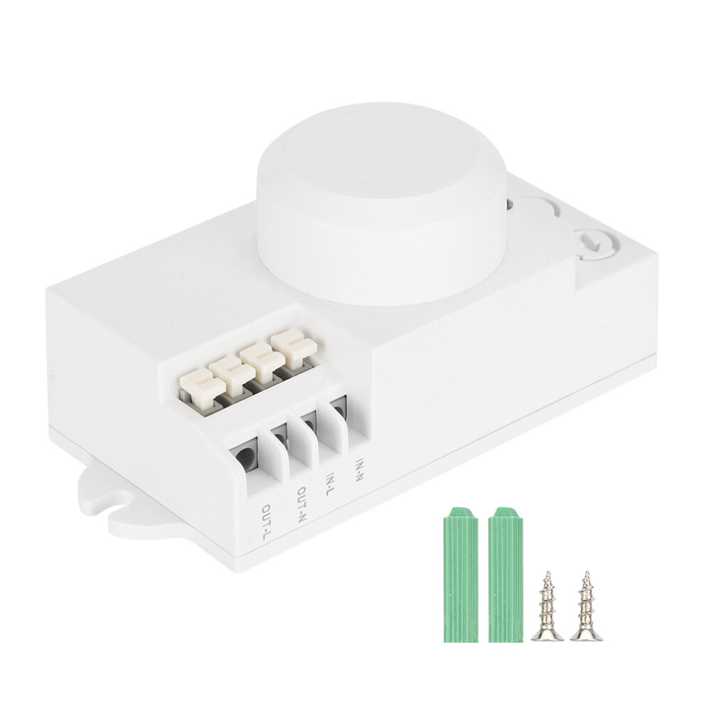5.8Ghz Microwave Radar Sensor Light Switch Adjustable Motion Detector 604725157485