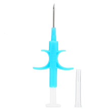 Animal Microchip Glass Transponder 1.4x8mm/0.06x0.31in with Syringe