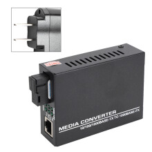 (US) 1000Mbps Ethernet Glasfaser-Media-Converter Single Mode