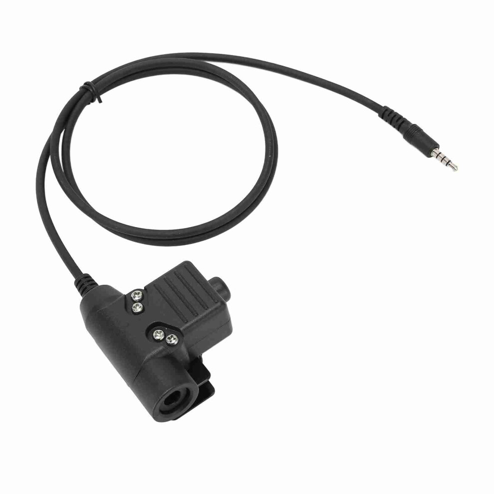 Walkie Talkie Headset Adapter 3.5Mm Ptt Cable For Kenwood 604725129574