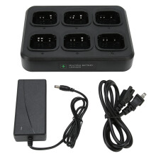 (US Plug) 6-Fach-Ladestation für Walkie-Talkies 1,1m Kabel BF-UV82