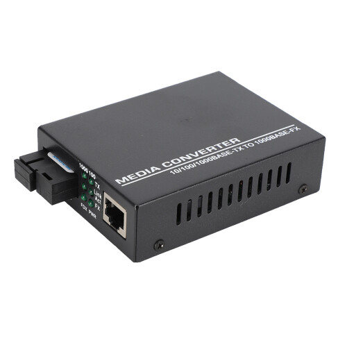 (US) 1000Mbps Ethernet Glasfaser-Media-Converter Single Mode 2