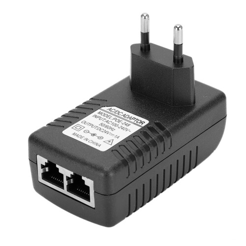 (EU) POE-Injektor DC 24V 1A Netzteiladapter 2