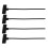 63Pcs 915MHz UHF RFID Zip Cable Tie Tag 5