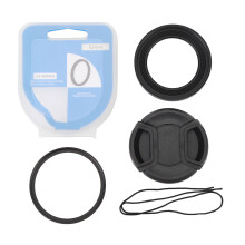 52mm Lens Hood Set with UV Filter Lens Cap for RF 35mm F1.8 Macro STM