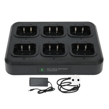 (EU Plug) 6-Wege-Ladegerät für BF-888S Walkie-Talkie