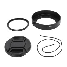 Lens Hood Set LH-N52 53mm HD UV Filter Cap for Z28mm F2.8 Z40mm F2