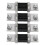 (500A) 4x 75mV DC Shunt Resistor Manganin 500A 1