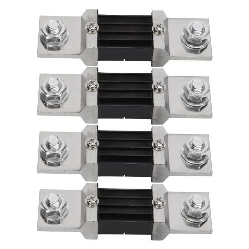 (500A) 4x 75mV DC Shunt Resistor Manganin 500A