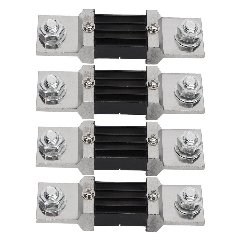 (500A) 4Pcs 75Mv Dc Current Shunt Resistor Manganese Copper Alloy 500A 604725094452