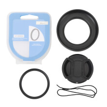 46mm Lens Hood UV Filter Cap for Z DX 16-50mm F3.5-6.3 VR