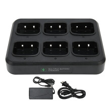 (US Plug) 6-fach Walkie-Talkie-Ladestation für BF-UV9R