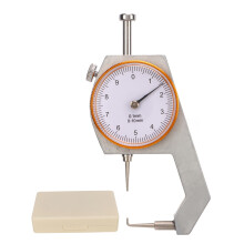 Curved Tip Thickness Meter 0-10mm Hand Held Metal Gauge