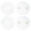 70mm 2 Hole Smoke Detector Magnetic Mount Tool Strong Magnetism 1
