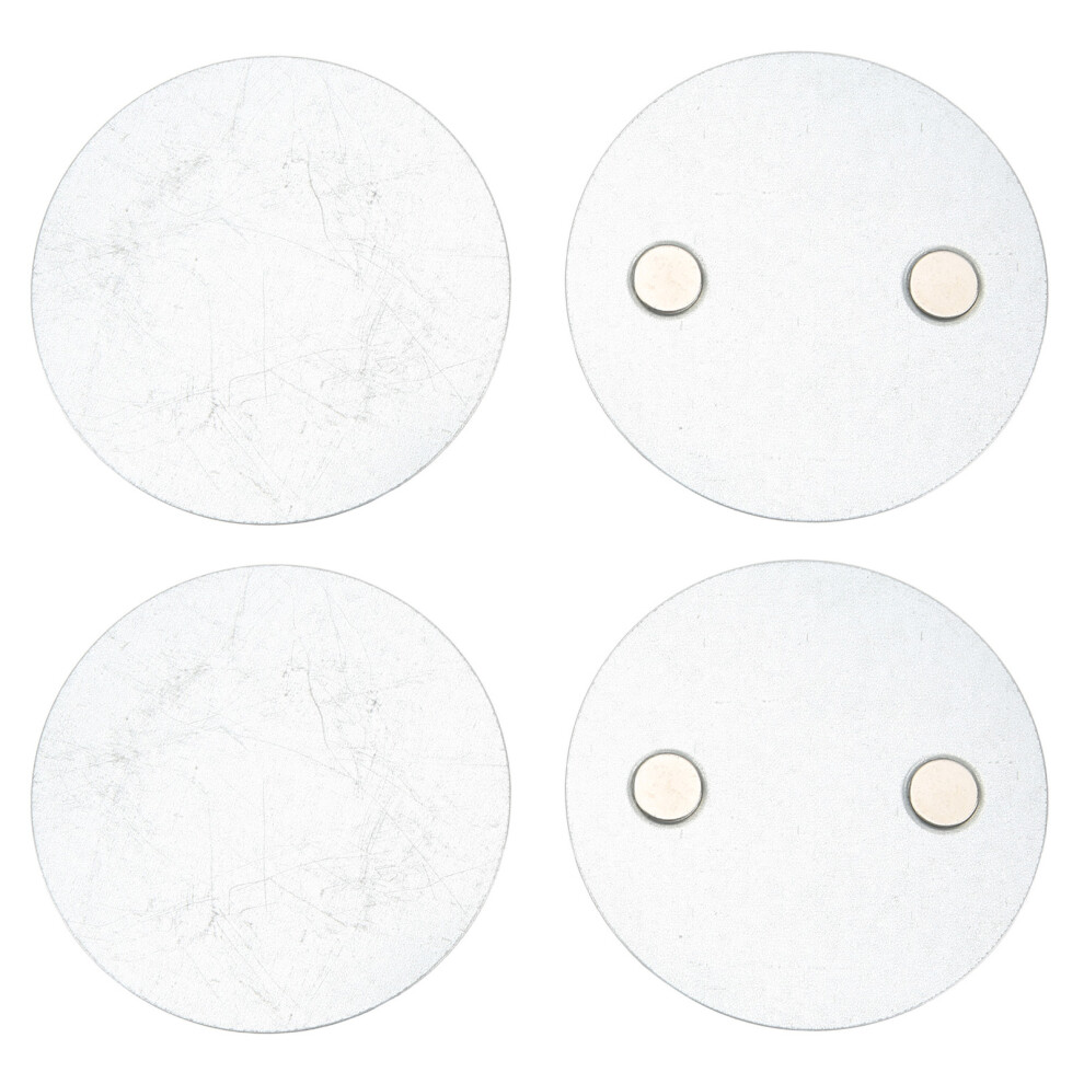 70Mm 2 Hole Smoke Detector Magnetic Mount Tool Strong Magnetism 604725134677