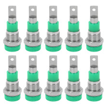 (Green) 10 Stk 4mm Bananenstecker rot (hochleitend)