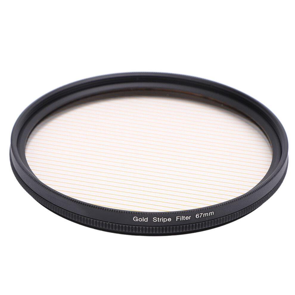 (Gold) 67Mm Optical Glass Streak Filter With Storage Box Gold 643505075090