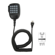 Schultermikrofon mit großem PTT 360 drehbar für KENWOOD Funkgerät