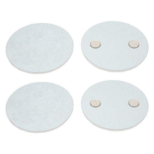 70mm 2 Hole Smoke Detector Magnetic Mount Tool Strong Magnetism 2
