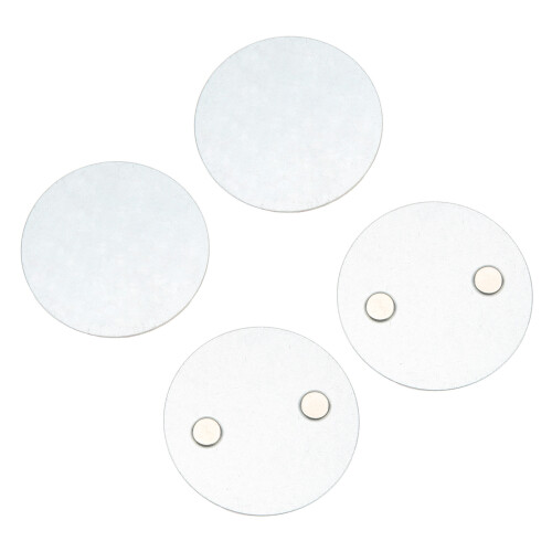 70mm 2 Hole Smoke Detector Magnetic Mount Tool Strong Magnetism 1