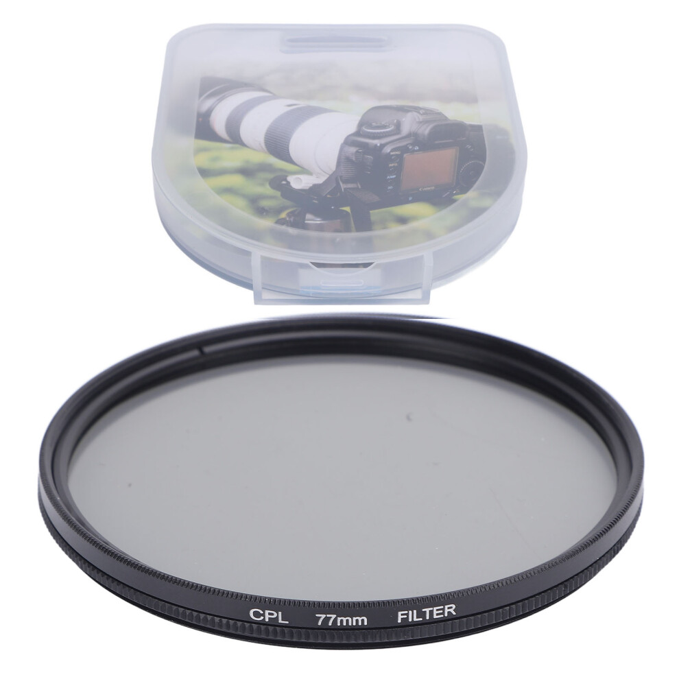 (77Mm) Cpl Circular Polarizer 77Mm Multi Layer Coating Nd Filter Gray/Light 643505069570