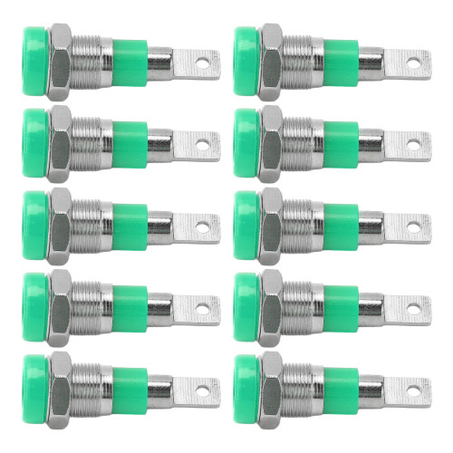 (Green) 10 Stk 4mm Bananenstecker rot (hochleitend) 2