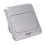 Bodendose wasserdicht 16A Silber 3