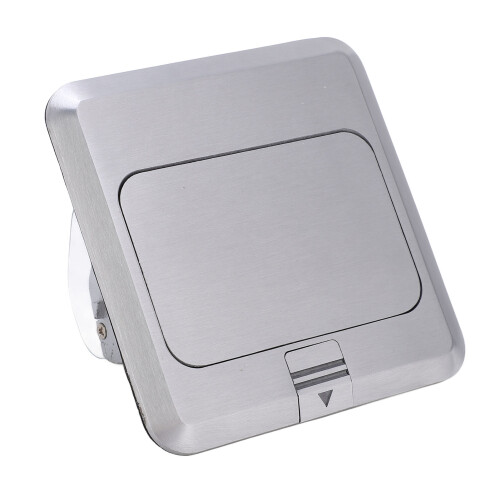 Bodendose wasserdicht 16A Silber 2