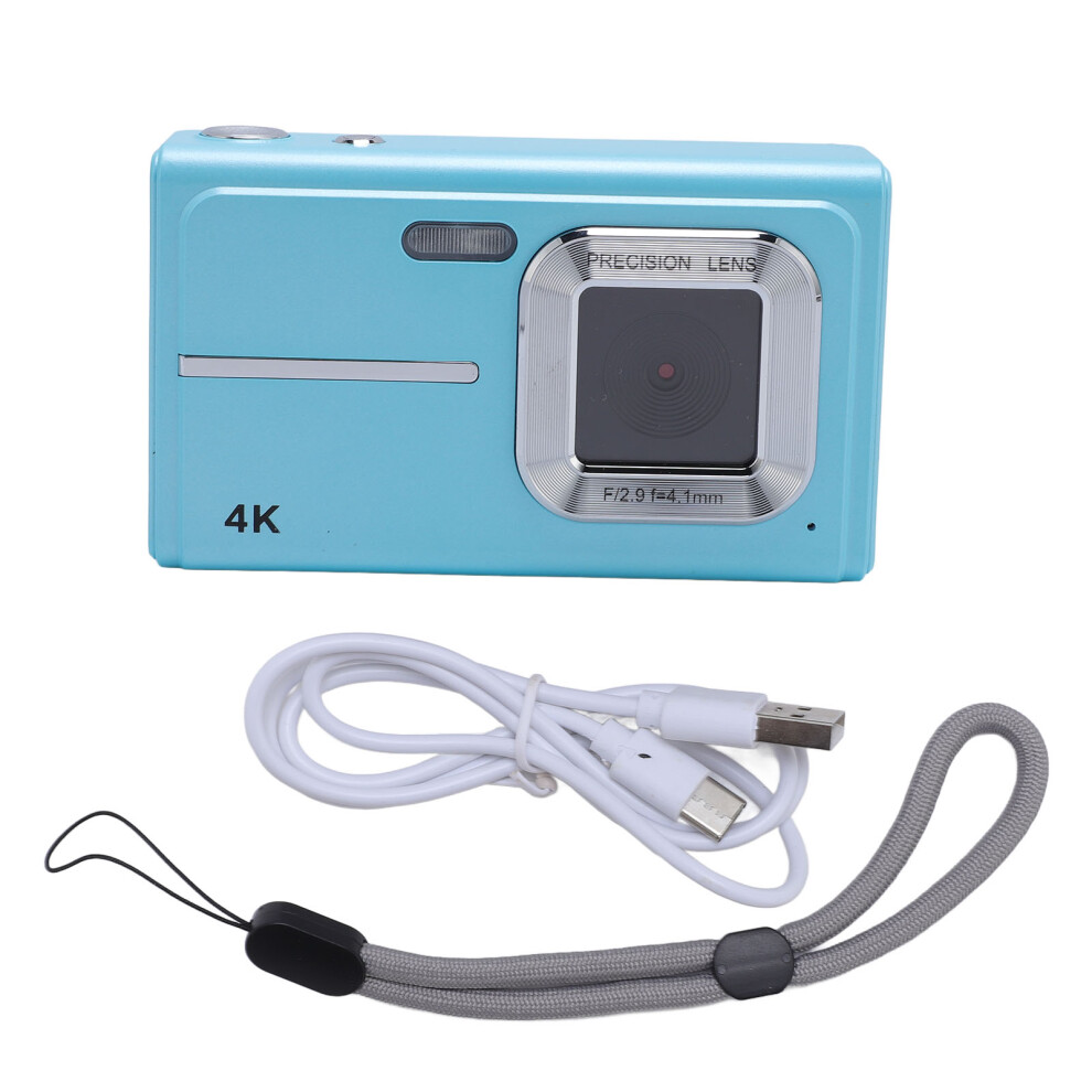 () Digital Camera 1080P 48Mp 16X Zoom 2.4" Screen Compact Blue/Pink 643505069891