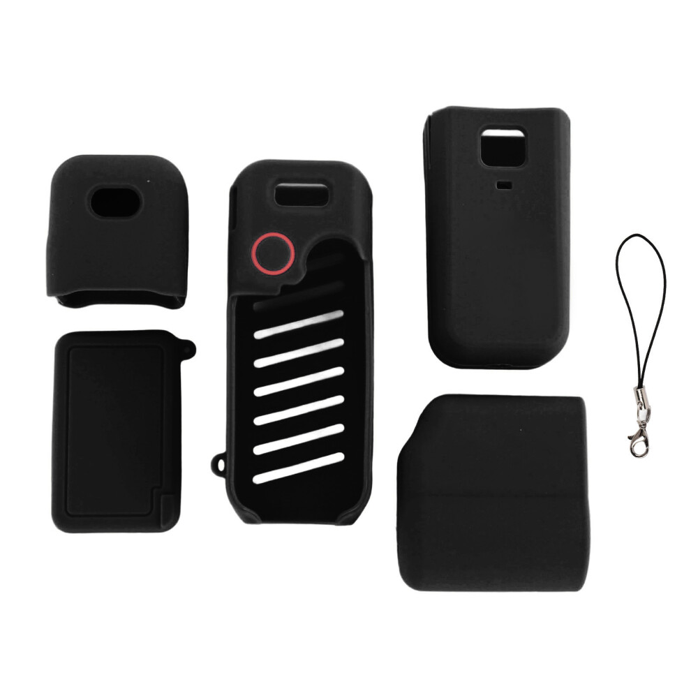(Black) Pocket Camera Silicone Cover Anti Slip Scratch Resistant Violet Black 643505069914
