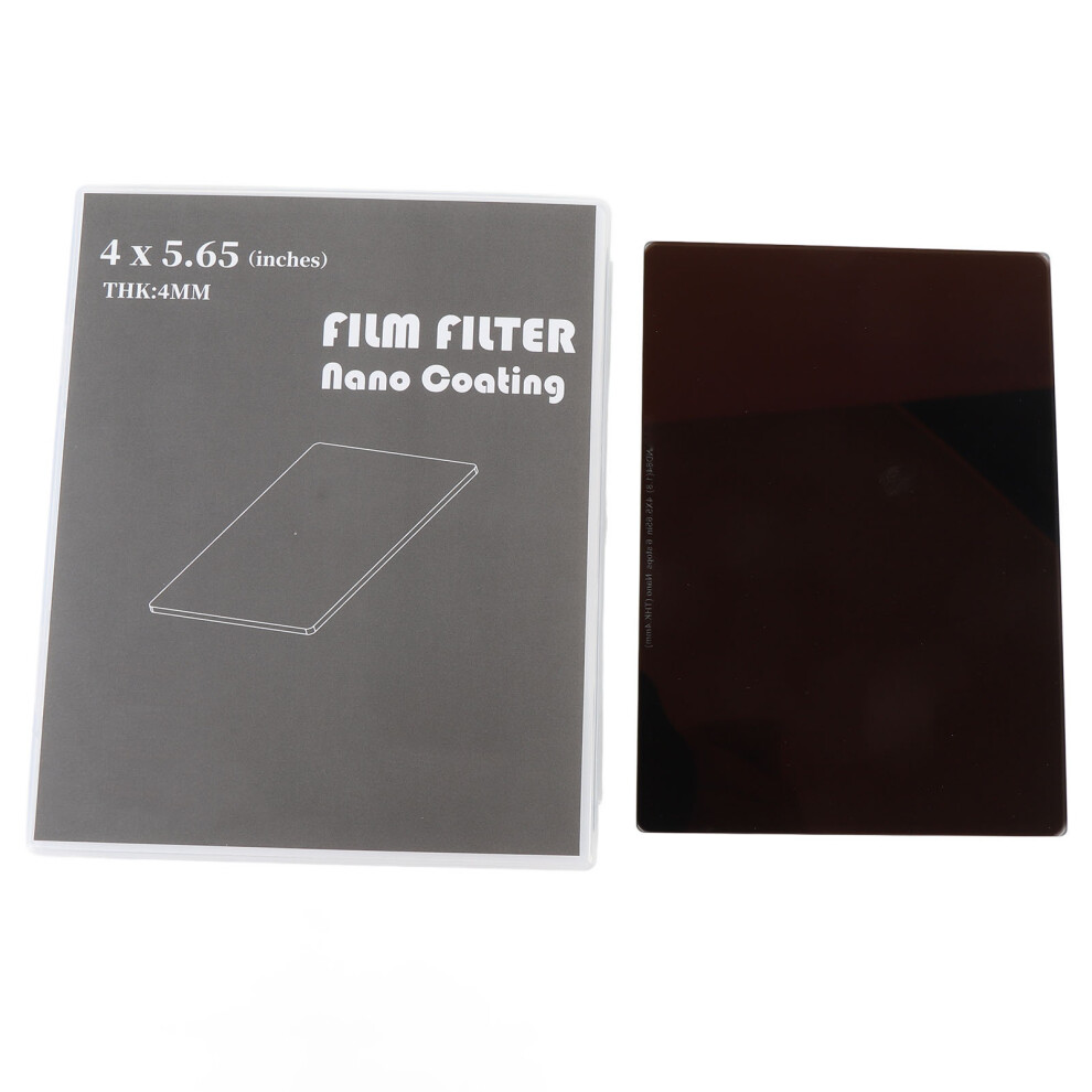 (Nd64) Square Nd Filter 4X5.65in Neutral Density Dual Sided Hd Glass 643505070033