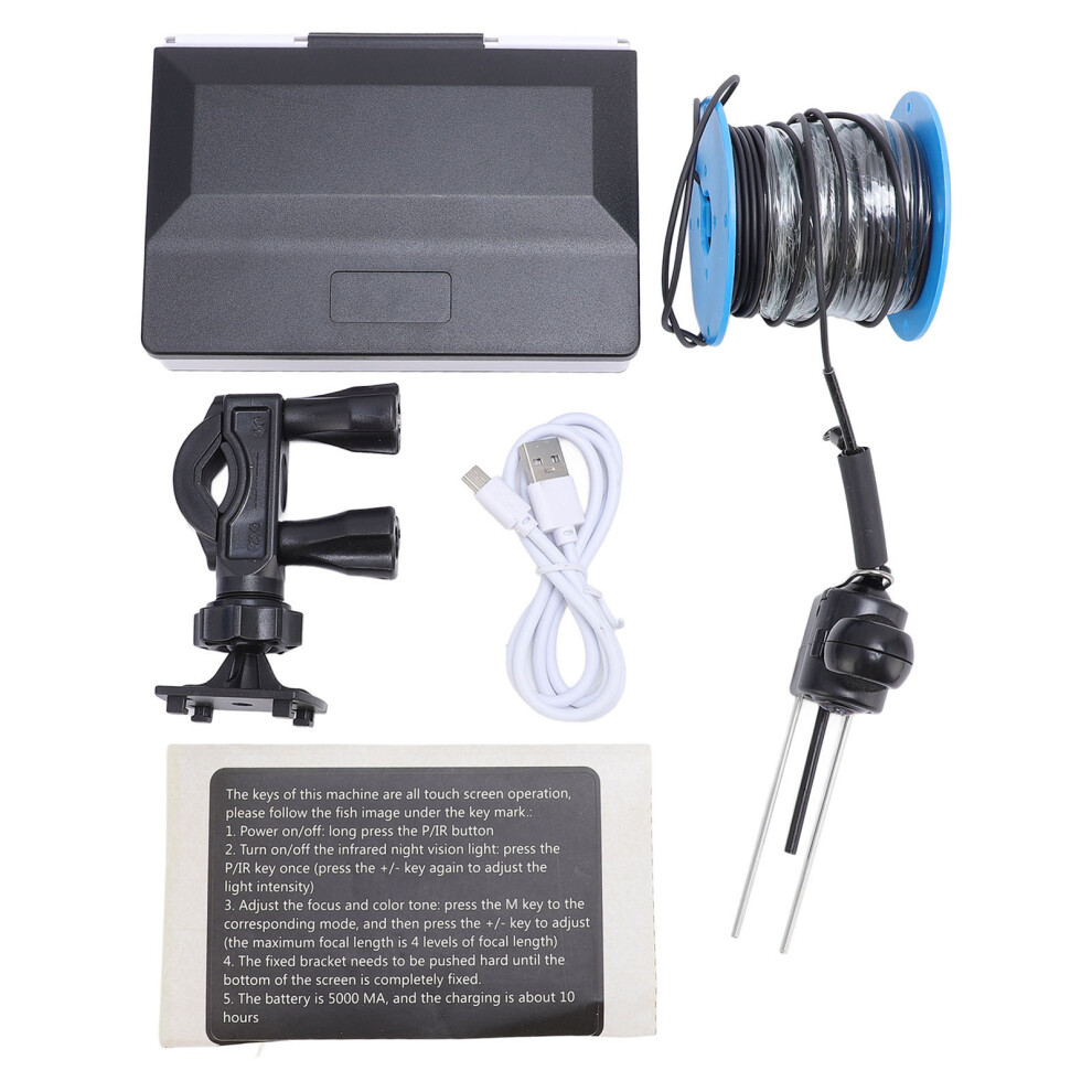 Underwater Fishing Camera 5Mp 1080P 5In Hd Touch 30M Waterproof 643505070309