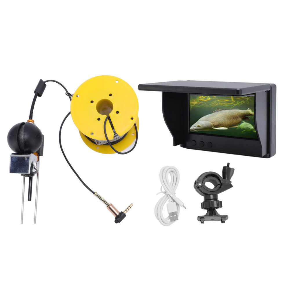 Underwater Fish Finder 1080P Hd 4.3In Screen Ip67 15M Cable Fill Light 643505070323