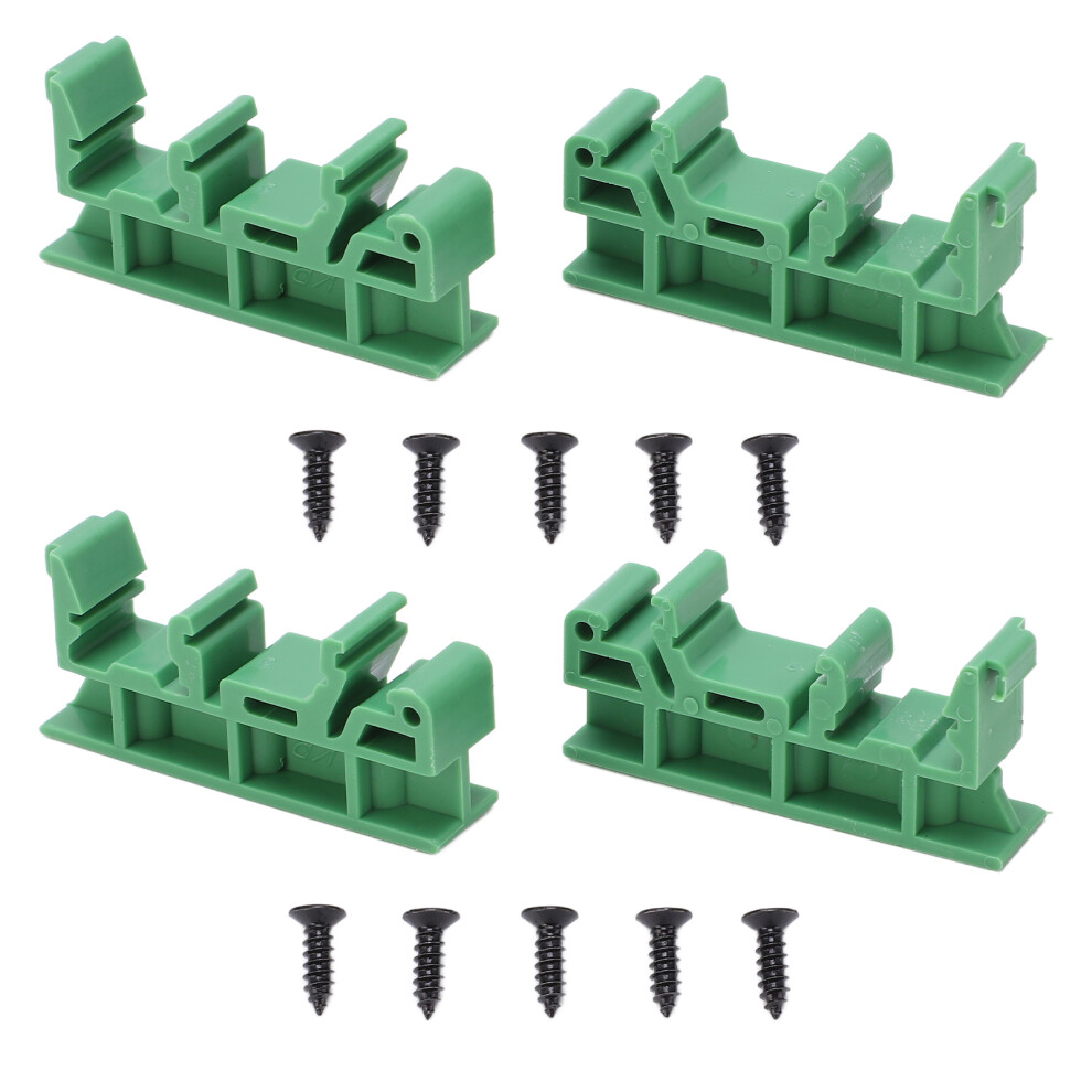2 Sets C45 Din Rail Pcb Mounting Bracket Insulated 604725095312