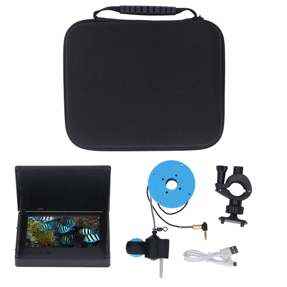 (30M / 98.4Ft Cable) Underwater Fishing Camera 4.3In 1080P 220 20M Waterproof 643505070231