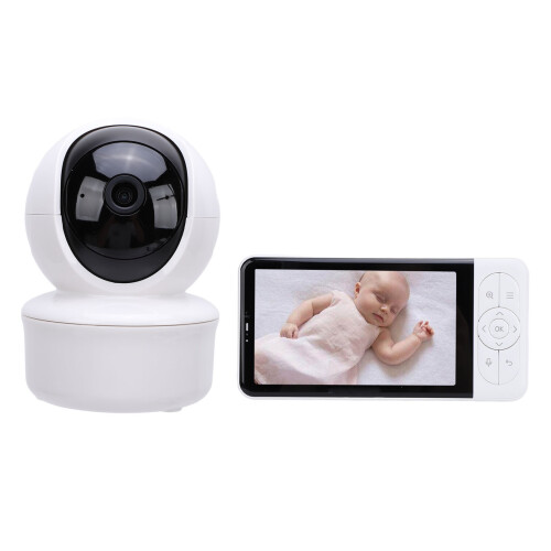 5 Inch Infant Camera Two Way Talk Temp Humidity Wireless Video 1