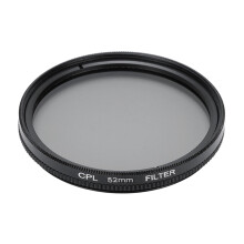 (52mm) CPL Filter 55mm Ultra Slim Multi Coated Optical Glass with Case