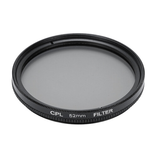 (52mm) CPL Filter 55mm Ultra Slim Multi Coated Optical Glass with Case