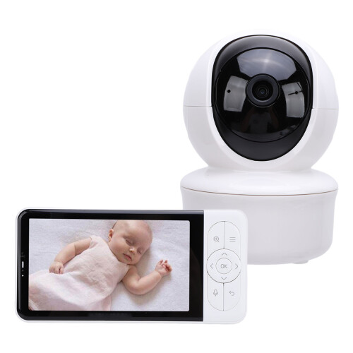 5 Inch Infant Camera Two Way Talk Temp Humidity Wireless Video 2